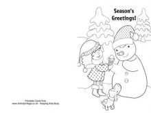 39 Visiting Christmas Card Template Coloring Templates by Christmas Card Template Coloring