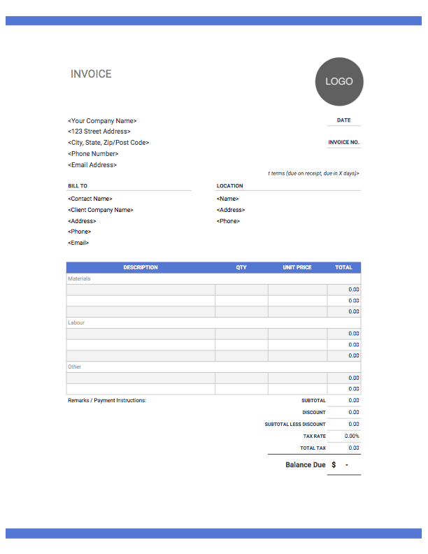 39 Visiting Construction Company Invoice Template Download with Construction Company Invoice Template