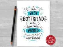 39 Visiting Happy Birthday Boyfriend Card Template For Free with Happy Birthday Boyfriend Card Template