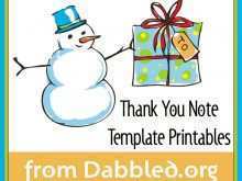 Thank You Card Template Print