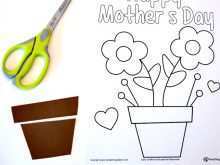 40 Best Flower Pot Mothers Day Card Template for Ms Word by Flower Pot Mothers Day Card Template