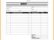 40 Blank Company Invoice Template Free Photo with Company Invoice Template Free