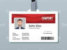 40 Blank Red Id Card Template Photo with Red Id Card Template