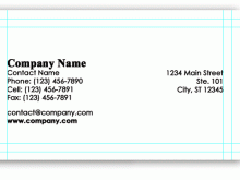 40 Create Creating A Business Card Template In Illustrator by Creating A Business Card Template In Illustrator