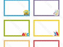 40 Create Name Card Template For Kindergarten PSD File with Name Card Template For Kindergarten