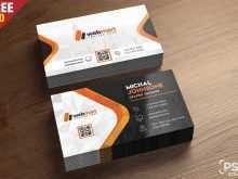 Double Sided Business Card Template Free Download