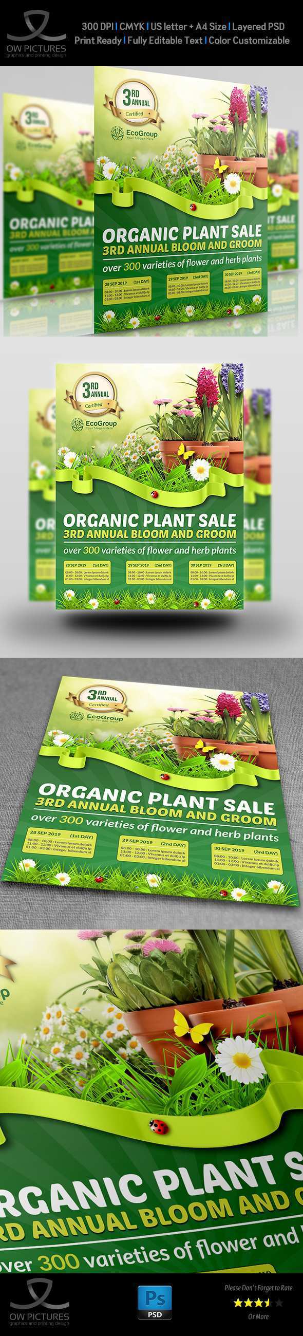 40 Creative Plant Sale Flyer Template Download with Plant Sale Flyer Template