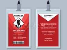 40 Creative Red Id Card Template Formating by Red Id Card Template