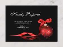 40 Customize Christmas Rsvp Card Template in Word with Christmas Rsvp Card Template