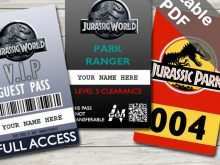 40 Customize Jurassic World Id Card Template Layouts by Jurassic World Id Card Template