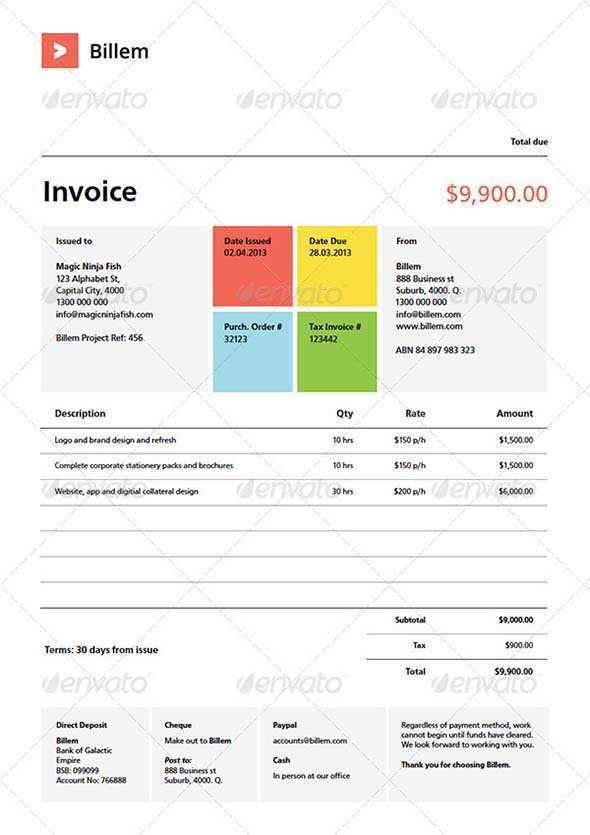 40 Customize Our Free Creative Invoice Template Excel in Photoshop by Creative Invoice Template Excel