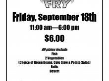 40 Customize Our Free Fish Fry Flyer Template For Free with Fish Fry Flyer Template