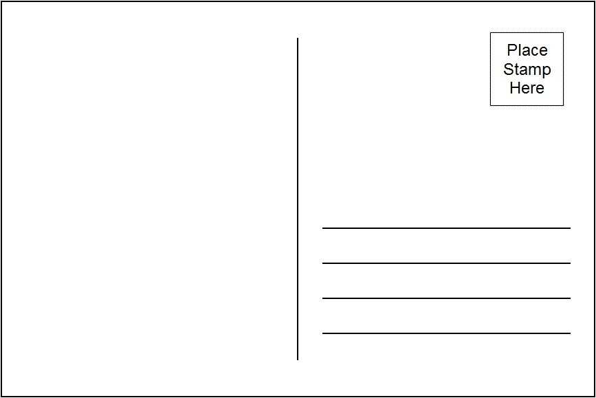 40 Customize Postcard Template Google Docs Now by Postcard Template