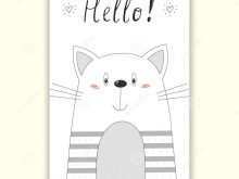 40 Customize Printable Cat Card Template Layouts for Printable Cat Card Template