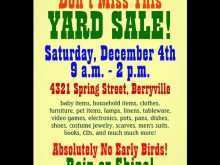 40 Customize Yard Sale Flyer Template Free Download for Yard Sale Flyer Template Free