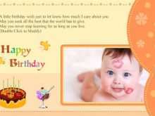 40 Format Baby Happy Birthday Card Template Download by Baby Happy Birthday Card Template