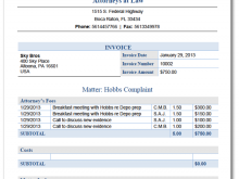 40 Free Printable Lawyer Invoice Example Now by Lawyer Invoice Example