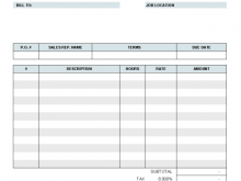 40 How To Create Blank Hourly Invoice Template Formating with Blank Hourly Invoice Template