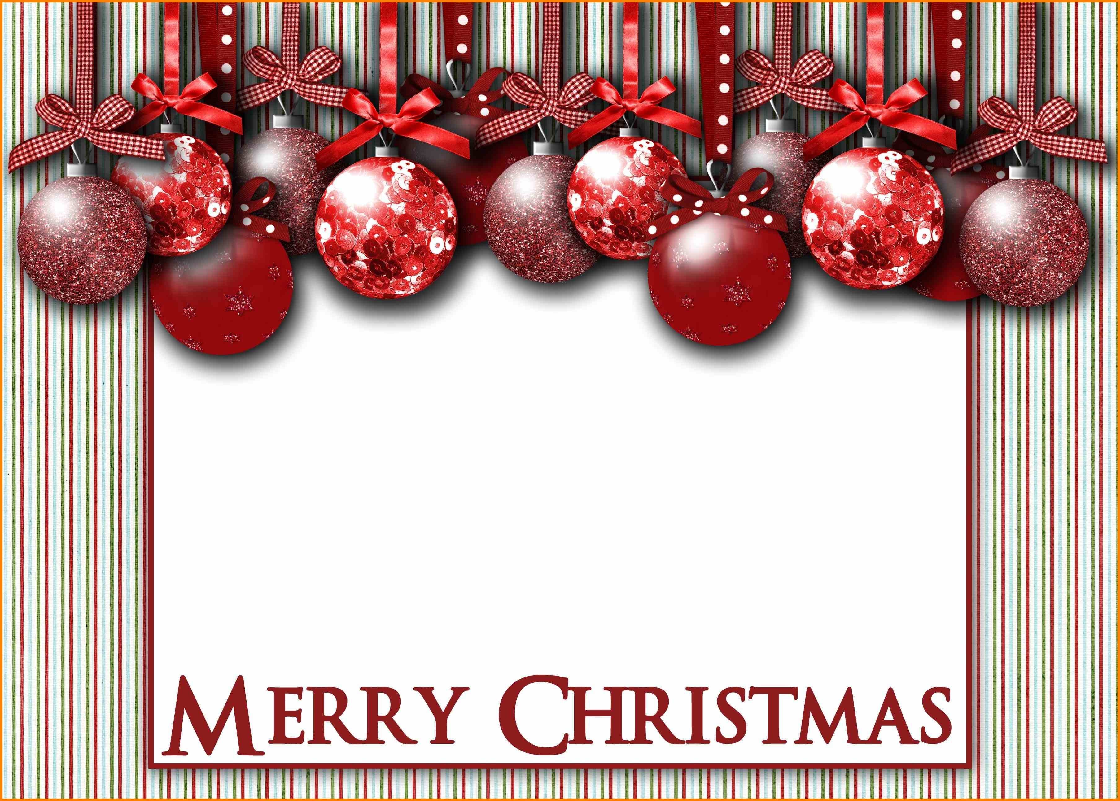 Free Photo Christmas Card Templates For Word