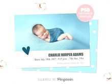 40 How To Create Newborn Baby Card Template Free With Stunning Design with Newborn Baby Card Template Free
