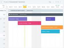 Production Schedule Template Calendar