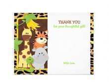 40 How To Create Thank You Card Template Baby Layouts by Thank You Card Template Baby