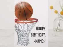 40 Online Birthday Card Template Basketball PSD File with Birthday Card Template Basketball