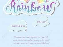 40 Online Rainbow Birthday Card Template in Photoshop for Rainbow Birthday Card Template