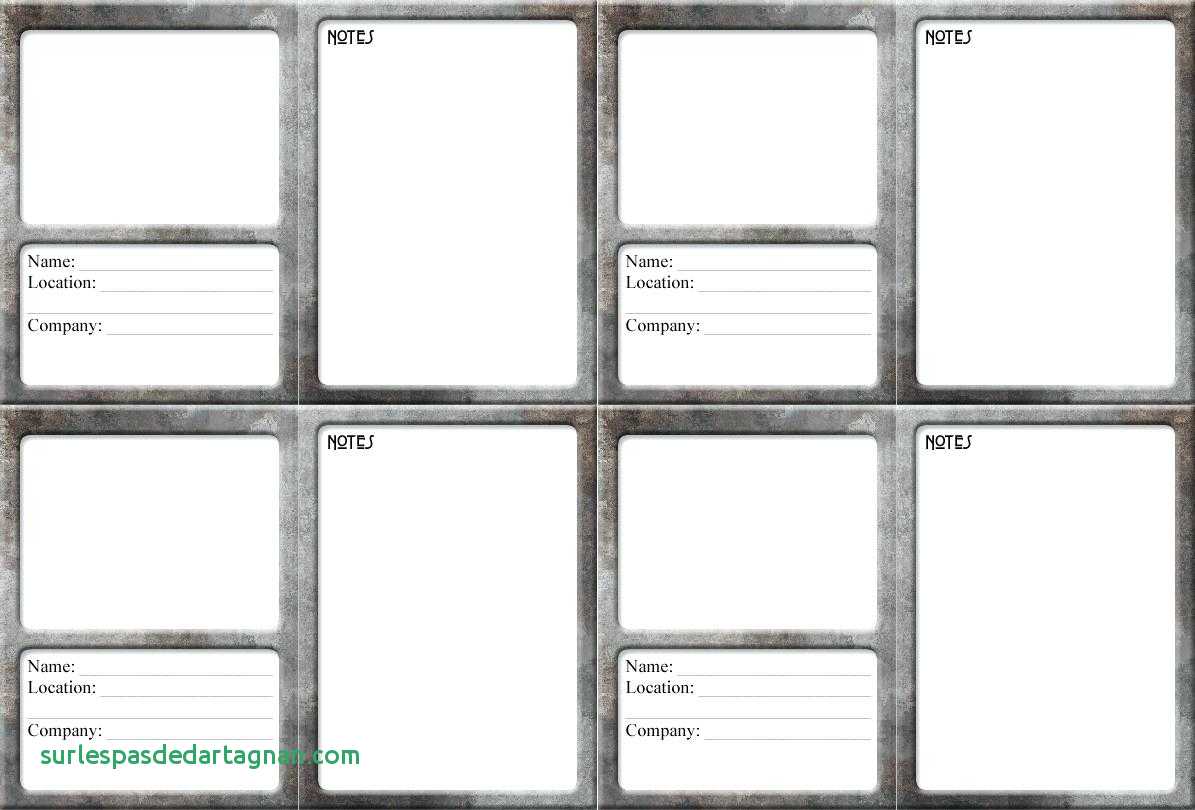 22 Printable Blank Game Card Template For Word Photo with Blank With Superhero Trading Card Template