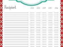 40 Printable Christmas Card List Template Excel Maker with Christmas Card List Template Excel