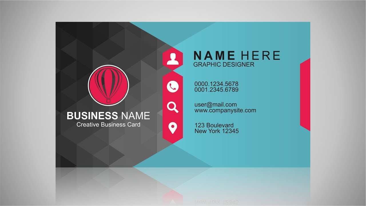 Coreldraw Business Card Design Template Cards Design Templates