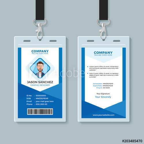 40 Printable Id Card Template Adobe Now for Id Card Template Adobe