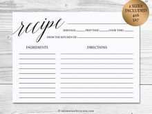 40 Printable Recipe Card Template 5X7 Photo by Recipe Card Template 5X7