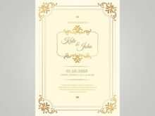 40 Report Invitation Card Template Vintage For Free for Invitation Card Template Vintage
