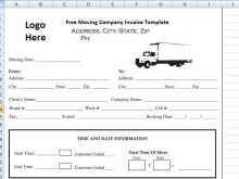 40 Report Moving Company Invoice Template Free Photo with Moving Company Invoice Template Free