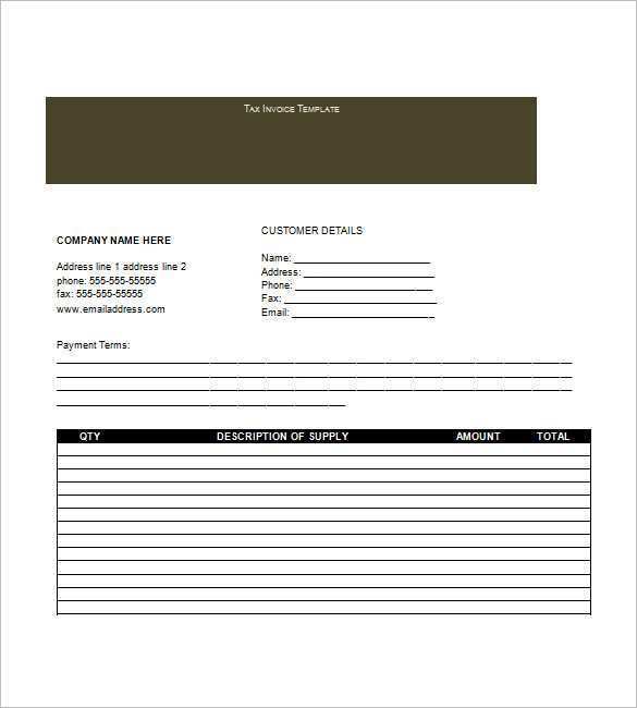 40 Standard Australian Tax Invoice Template Pdf With Stunning Design for Australian Tax Invoice Template Pdf