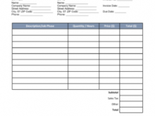 40 Standard Construction Invoice Template Pdf in Photoshop by Construction Invoice Template Pdf