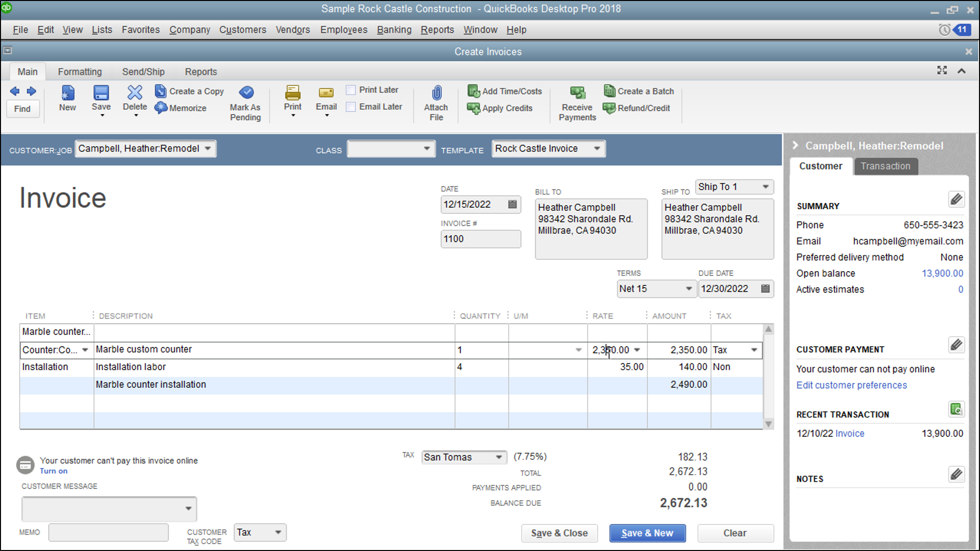 40 Standard Quickbooks Edit Email Invoice Template For Free For Quickbooks Edit Email Invoice 0922