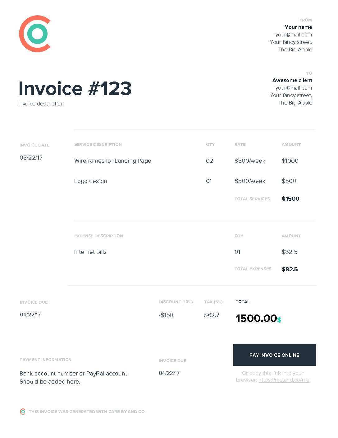 40 The Best Logistics Company Invoice Template Now by Logistics Company