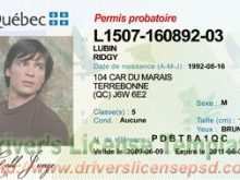 40 The Best Quebec Id Card Template For Free with Quebec Id Card Template