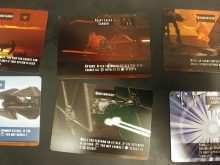 X Wing Card Template