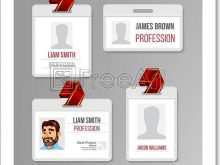 40 Visiting Employee Id Card Template Vector in Word with Employee Id Card Template Vector