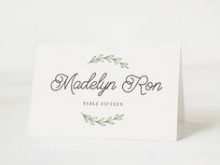 40 Wedding Name Card Template Free Download Download for Wedding Name Card Template Free Download