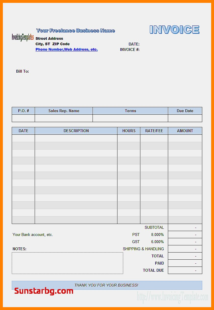 41 Adding Freelance Translation Invoice Template for Ms Word by