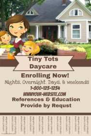 41 Adding Home Daycare Flyer Templates For Free for Home Daycare Flyer Templates