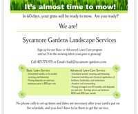 41 Adding Landscaping Flyer Templates Layouts by Landscaping Flyer Templates