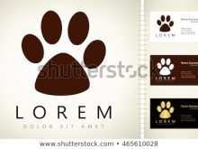 41 Best Business Card Template Paw Print Formating by Business Card Template Paw Print