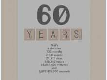 41 Blank 60 Birthday Card Template Download with 60 Birthday Card Template