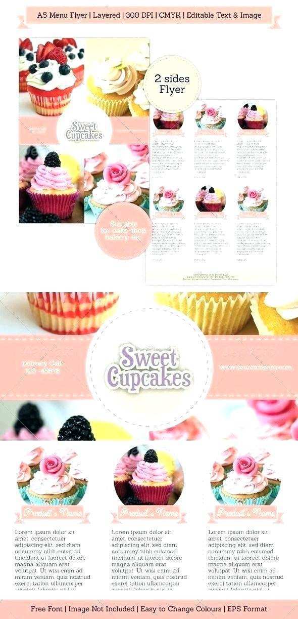 41 Blank Cupcake Flyer Templates Free in Photoshop by Cupcake Flyer Templates Free