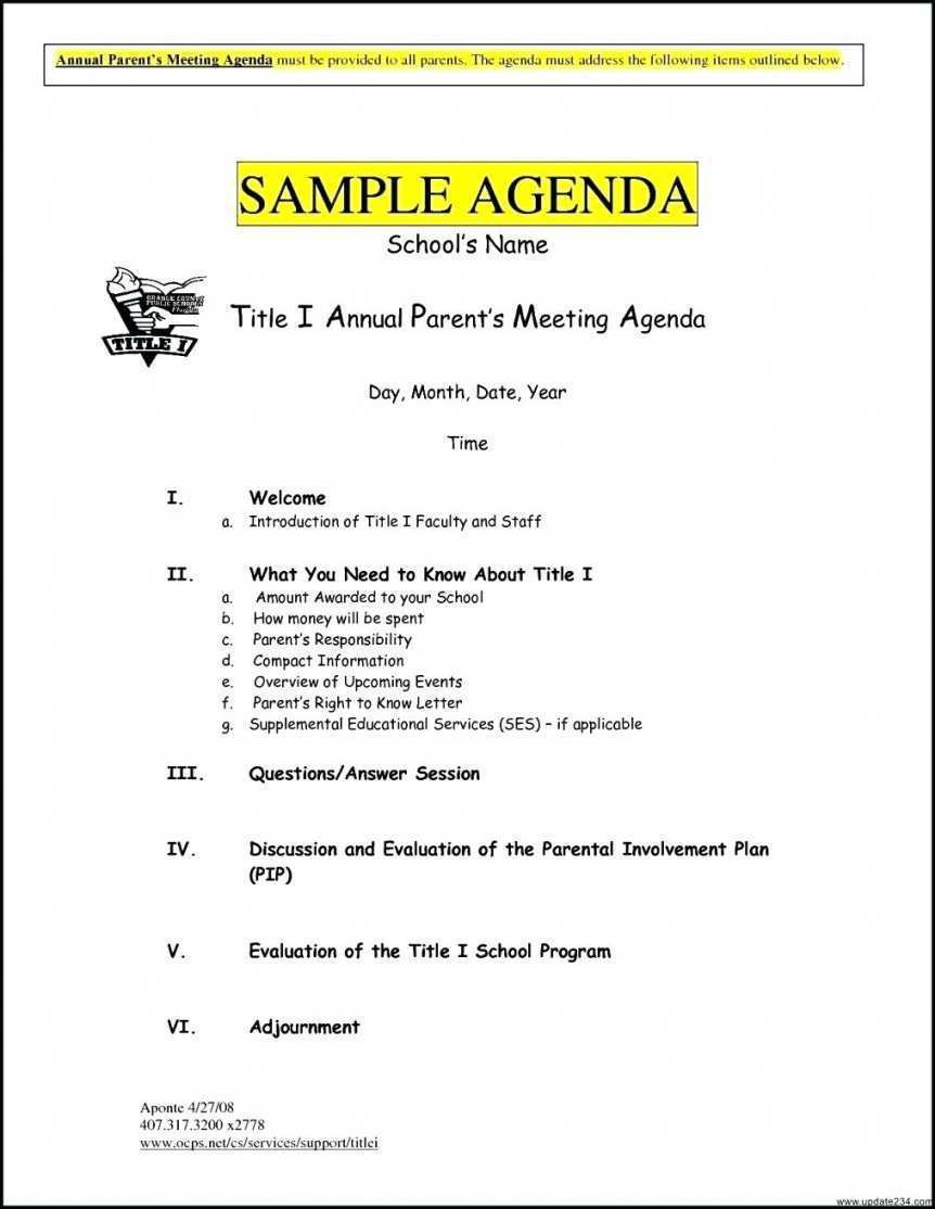 41 Blank Sample Seminar Agenda Template in Word for Sample Seminar Agenda Template